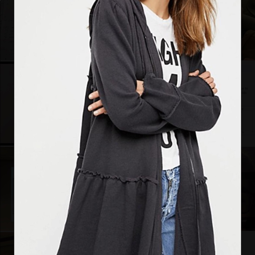 Free People Zip Up flowy jacket/dress